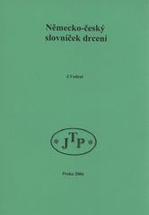 kniha Německo-český slovníček drcení, JTP 2006
