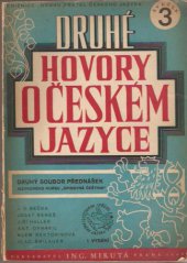 kniha Druhé hovory o českém jazyce, R. Mikuta 1947