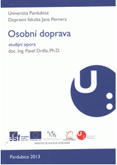 kniha Osobní doprava studijní opora, Univerzita Pardubice 2013