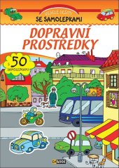 kniha Veselé sešity se samolepkami Dopravní prostředky S 50 samolepkami, Exbook 2025