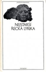 kniha Nejstarší řecká lyrika, Svoboda 1981