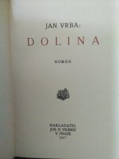 kniha Dolina román, Jos. R. Vilímek 1917