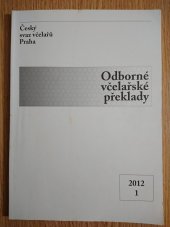kniha Odborné včelařské překlady 2012 1, Český svaz včelařů 2012