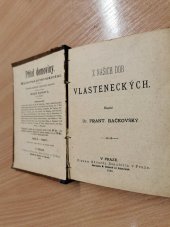 kniha Z našich dob vlasteneckých, Nákladem M. Reisové 1886