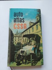 kniha Autoatlas ČSSR, Kartografické nakladatelství n.p. Praha 1967
