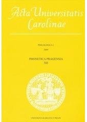 kniha Phonetica Pragensia., Karolinum  2010