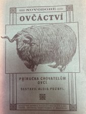 kniha Novodobé ovčáctví Příručka chovatelům ovcí, Dadák 1921