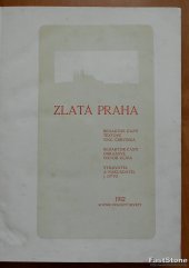 kniha Zlatá Praha - ročník 29 (1912), J. Otto 1912