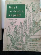 kniha Když rozkvétá kapraď tři pohádky z Bezkyd, Karel Jelínek 1944