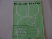 kniha Škola houslové techniky opus 1, sešit III, Edition Supraphon 1989