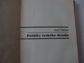 kniha Počátky českého divadla [divadlo a drama v Čechách do začátku XIX. století], P. Prokop 1940