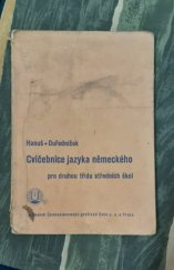 kniha Cvičebnice jazyka německého pro druhou třídu středních škol, Česká grafická Unie 1936