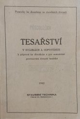 kniha Tesařství v otázkách a odpovědích ..., s.n. 1934