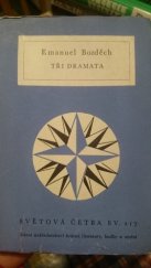 kniha Tři dramata, Státní nakladatelství krásné literatury, hudby a umění 1959