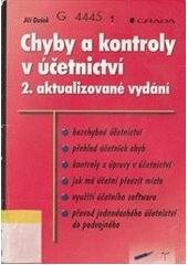 kniha Chyby a kontroly v účetnictví, Grada 2000