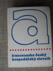 kniha Francouzsko-český hospodářský slovník, SPN 1964