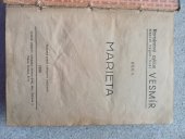 kniha Marieta Díl II románový cyklus Vesmír., s.n. 1936