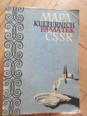 kniha Mapa kulturních památek ČSSR 1:500000, Ústřední správa geodézie a kartografie 1962