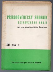 kniha Přírodovědecký sborník Ostravského kraje, rok 1955, Slezský studijní ústav 1955