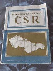 kniha Hospodářský zeměpis Československa Učební text pro jedenáctileté střední školy, školy pedagogické a odborné, SPN 1954