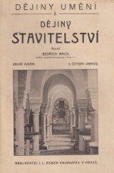 kniha Dějiny umění. Díl 1, - Dějiny stavitelství, J.L. Kober 1923