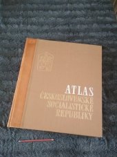 kniha Atlas Československé socialistické republiky, Ústřední správa geodézie a kartografie a ČSAV 1966