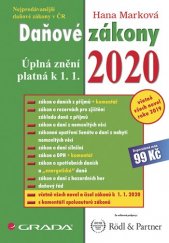 kniha Daňové zákony 2020, Grada 2020