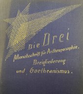 kniha Die Drei Monatsschrift für Anthroposophie, Dreigliederung und Goetheanismus, Stuttgart 1931