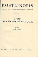 kniha Rostlinopis I. - Úvod do všeobecné biologie, Aventinum, Ot. Štorch-Marien 1929