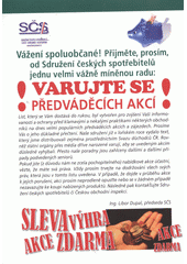 kniha Varujte se předváděcích akcí!, Sdružení českých spotřebitelů