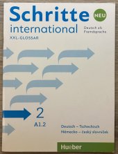 kniha Schritte international neu XXL-Glossar Deutsch als Fremdsprache 2 Niveau A1.2 Deutsch - Tschechisch , Hueber 2022