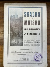 kniha Skalka u Mníšku, její památky a dějiny, Alois Neubert 1924