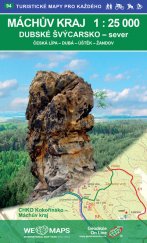kniha Kokořínsko - Máchův kraj sever 1 : 25 000 Česká Lípa - Dubá - Holany - Úštěk - Žandov - Doksy - Hradčany - Mimoň - Stráž pod Ralskem - Zákupy, Geodézie On Line 2016
