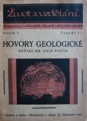 kniha Hovory geologické, Melantrich 1923