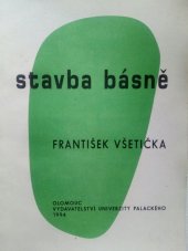 kniha Stavba básně, Vydavatelství Univerzity Palackého 1994