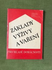 kniha Základy výživy a vaření pro mladé domácnosti, KÚNZ 1978