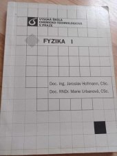 kniha Fyzika I, Vysoká škola chemicko-technologická v Praze 2003