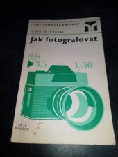 kniha Jak fotografovat, SNTL 1973