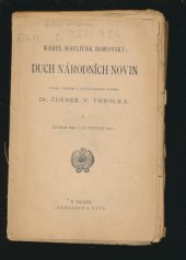 kniha Duch Národních novin, J. Otto 1909