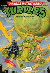 kniha Nemilá návštěva Teenage Mutant Hero Turtles., Egmont 1992