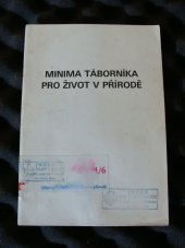 kniha Minima táborníka pro život v přírodě, Junák - český skaut 1990