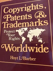 kniha Copyringhts, Patents@Trademarks Worldwide, Tab Books 1990