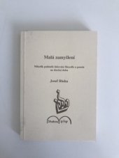 kniha Malá zamyšlení několik pohledů židovské filosofie a poesie na dnešní dobu, Marek Konečný 2006