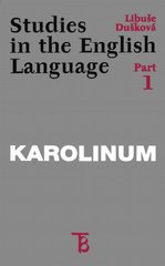 kniha Studies in the English language, Karolinum  1999
