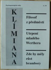 kniha Klímiana sborník textů připisovaných Ladislavu Klímovi, Pražská imaginace 1992