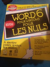 kniha Word 6  Windows Pour les nuls , Sybex 1997