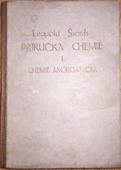 kniha Příručka chemie pro školní a praktickou potřebu Díl 1, - Chemie anorganická - jmenovitě ke zkouškám na školách středních, učitelských a odborných., Jan Svátek 1931