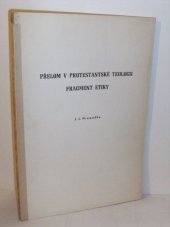 kniha Přelom v protestantské theologii syllabus fakultních přednášek : pro studijní účely, obor: dogmatika, Ústřední církevní nakladatelství 1955