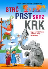 kniha Strč prst skrz krk logopedické říkanky, zábavné úkoly, hlavolamy, Fragment 2008