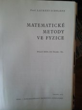 kniha Matematické metody ve fyzice, SNTL 1972